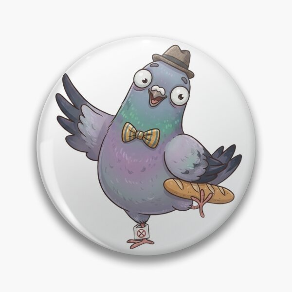 Item preview, Sherlock Pigeon - The Case of the Missing Crumb Vector Art designed and sold by CreativeNest Prints.