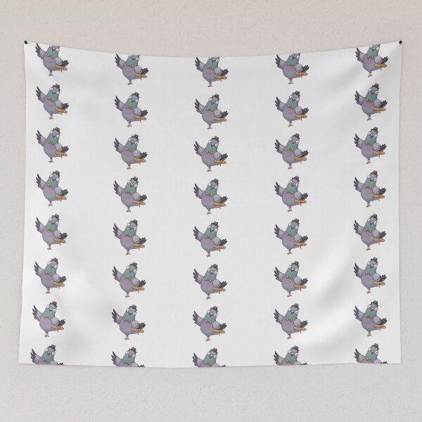 Item preview, Sherlock Pigeon - The Case of the Missing Crumb Vector Art designed and sold by CreativeNest Prints.