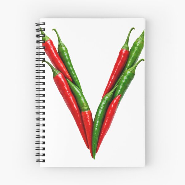 Item preview, Letter V chili art designed and sold by urbanshop7.