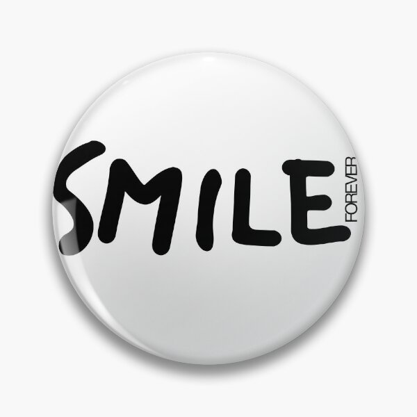 Item preview, Minimalist Typographic Art Smiles Forever in Black designed and sold by RRzShop.