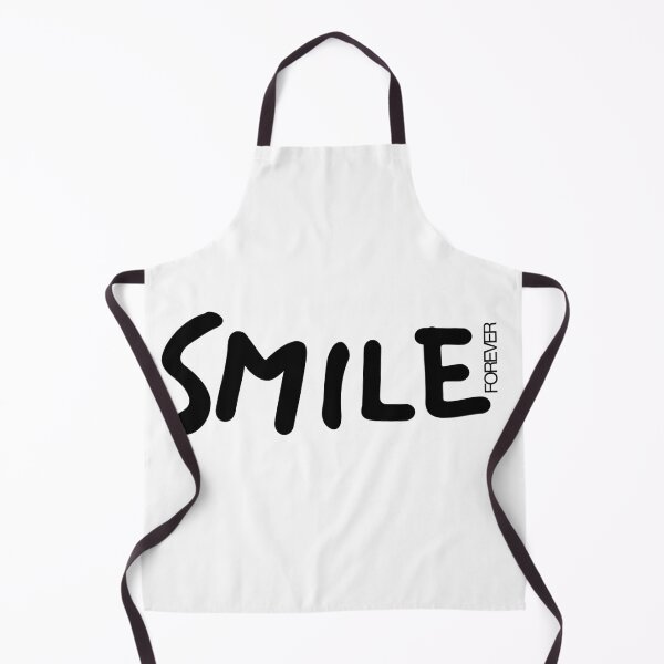 Item preview, Minimalist Typographic Art Smiles Forever in Black designed and sold by RRzShop.