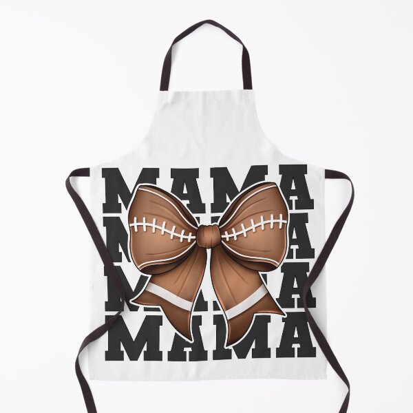 Item preview, Football Mama Bow – Game Day Graphic designed and sold by SweetTeezPrints.
