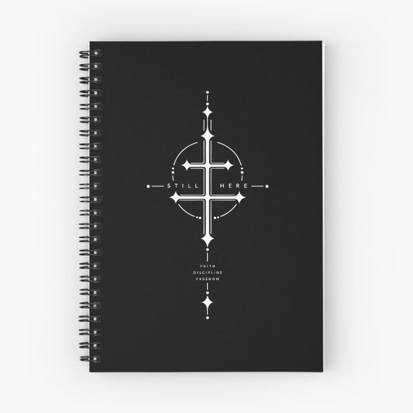 Item preview, STILL HERE | Minimalist Cross of Lorraine Design designed and sold by THE DARK SHØP.