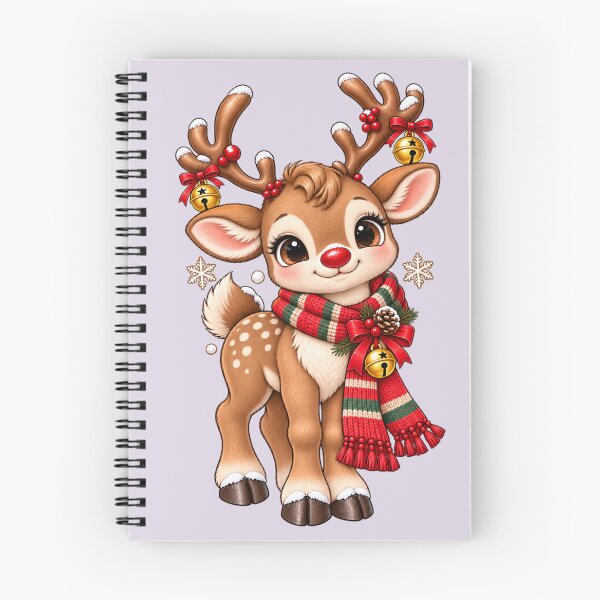 Item preview, Cute Christmas Reindeer – Kawaii Holiday Deer designed and sold by HO•Designs.