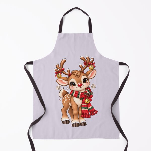 Item preview, Cute Christmas Reindeer – Kawaii Holiday Deer designed and sold by HO•Designs.