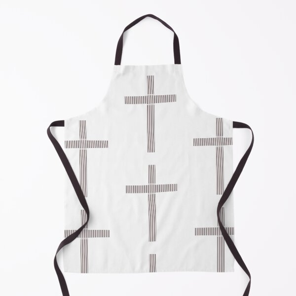 Item preview, Minimalist Parallel Striped Cross Modern Linear Geometric Symbol designed and sold by Akanyoni Studio .