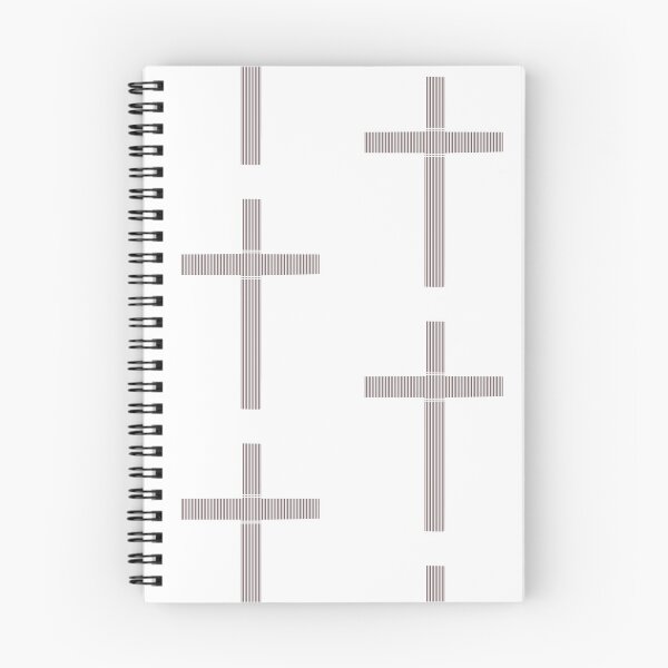 Item preview, Minimalist Parallel Striped Cross Modern Linear Geometric Symbol designed and sold by Akanyoni Studio .