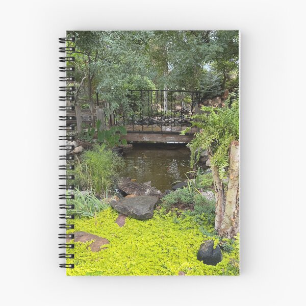 Item preview, Vibrant Garden Pond With Small Bridge designed and sold by Edify-.