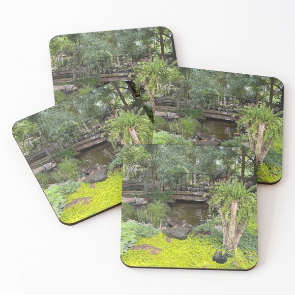 Item preview, Vibrant Garden Pond With Small Bridge designed and sold by Edify-.