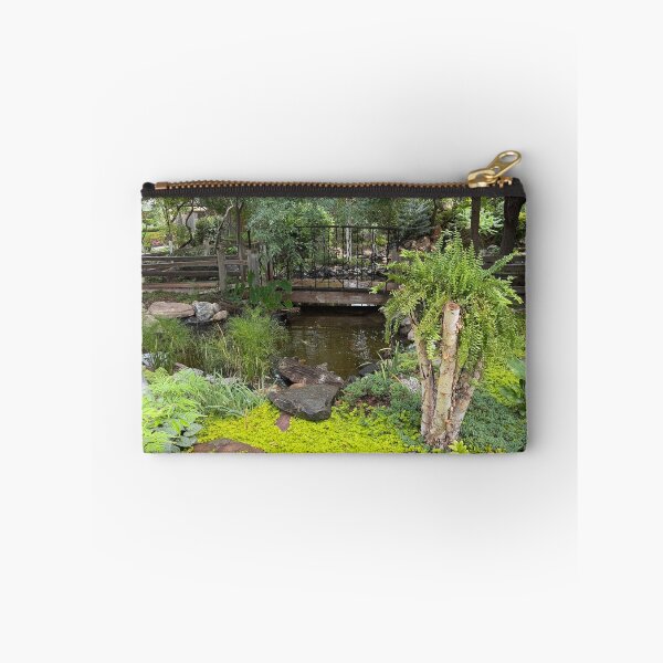 Item preview, Vibrant Garden Pond With Small Bridge designed and sold by Edify-.