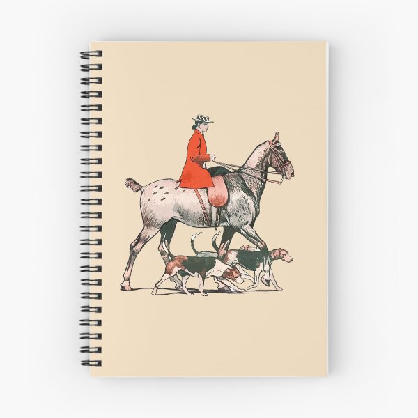 Item preview, Elegant Vintage Equestrian Horse Rider with Hounds  designed and sold by tanjica.