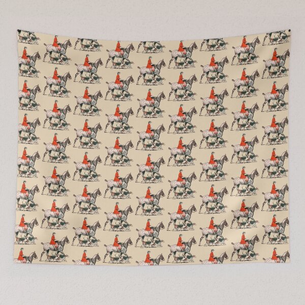 Item preview, Elegant Vintage Equestrian Horse Rider with Hounds  designed and sold by tanjica.