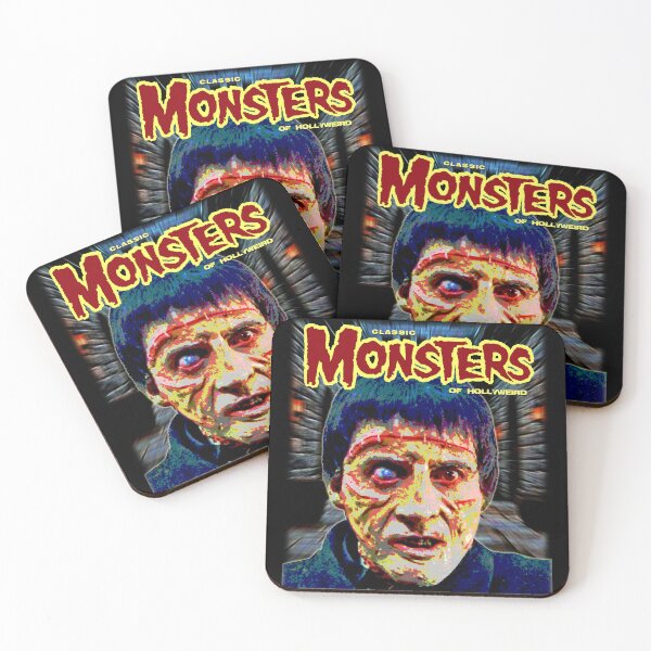 Item preview, Classic Monsters of Hollyweird Christopher Lee Frankenstein's Monster Tribute designed and sold by 90snerd.