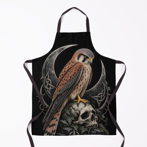 Item preview, Kestrel Bird of Prey Gothic Art designed and sold by CursedTeaDesigns.
