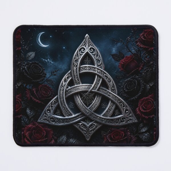 Item preview, Gothic Triquetra & Blood‑Rose Sigil designed and sold by Bluejai Shop.