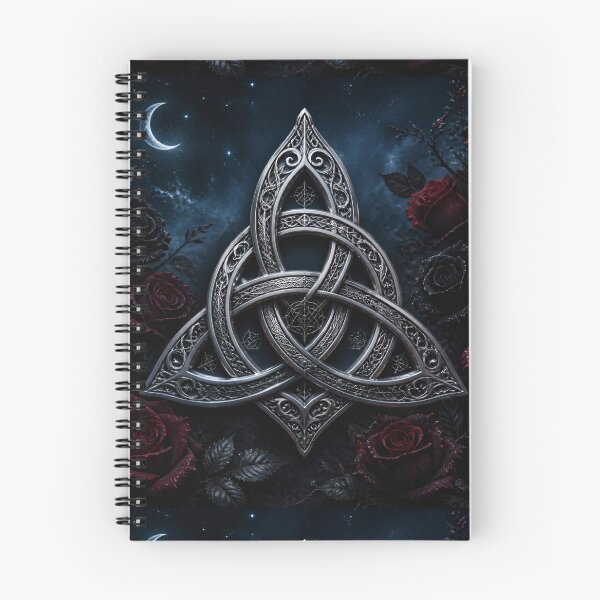 Item preview, Gothic Triquetra & Blood‑Rose Sigil designed and sold by Bluejai Shop.
