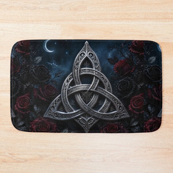Item preview, Gothic Triquetra & Blood‑Rose Sigil designed and sold by Bluejai Shop.