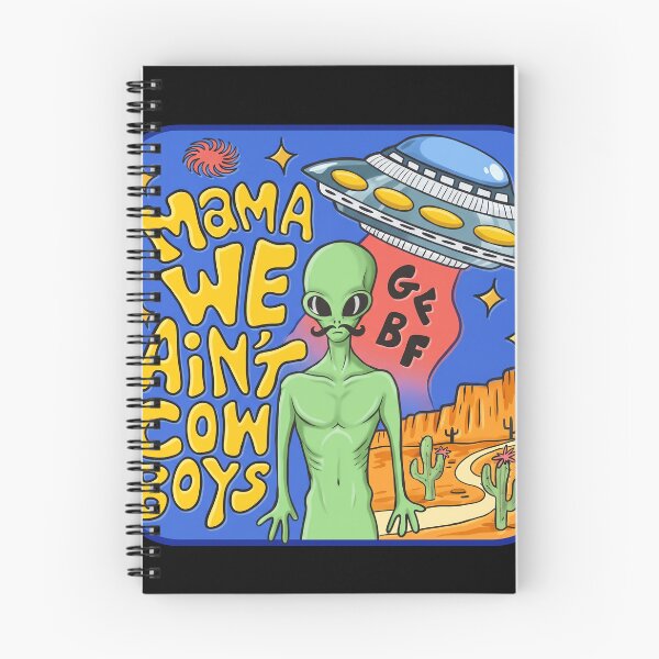 Item preview, Mama We Ain’t Cowboys - Alien - UFO - Gf - Bf designed and sold by lucrfts.
