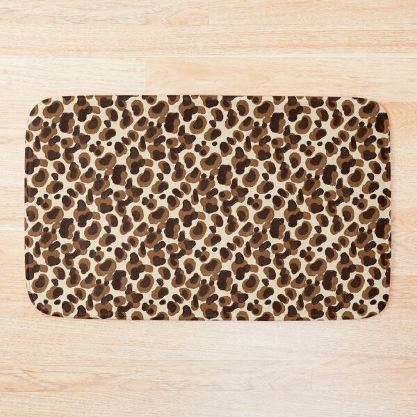 Item preview, Textured Brown Leopard Print Seamless Pattern designed and sold by IriArt-Designs.