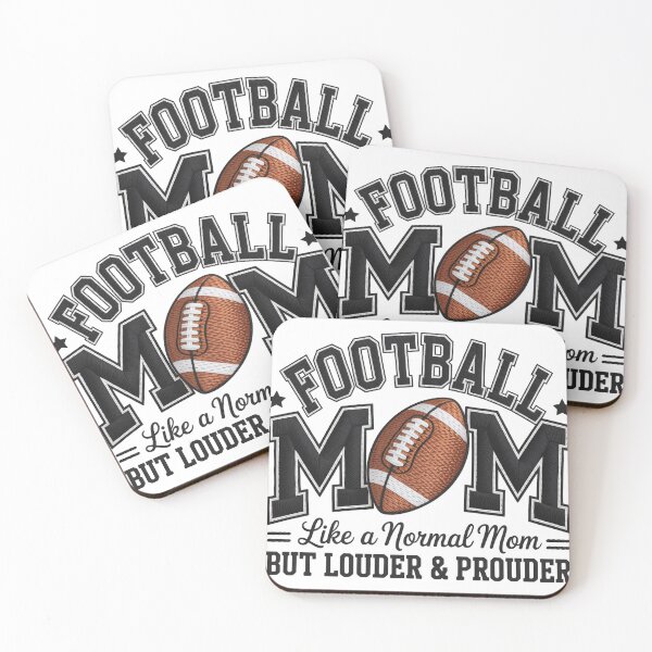 Item preview, Football Mom – Like a Normal Mom, But Louder & Prouder Graphic designed and sold by SweetTeezPrints.