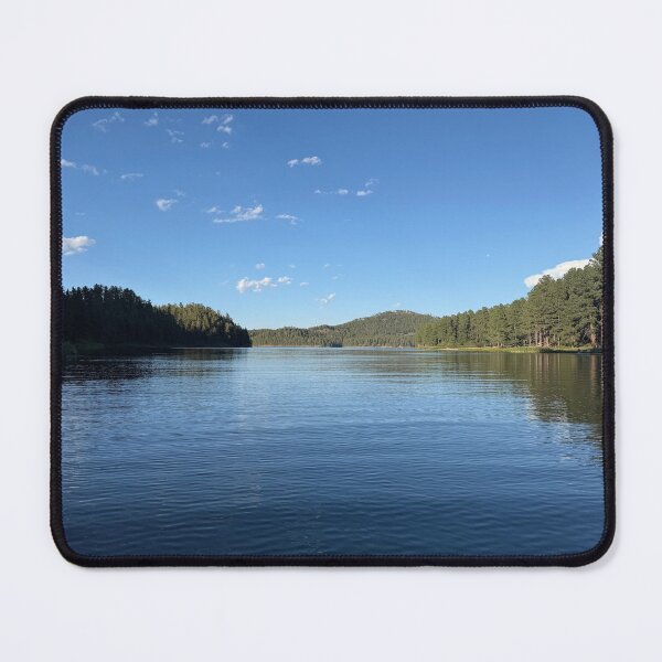 Item preview, Peaceful Forest Lake Under Blue Sky designed and sold by Edify-.