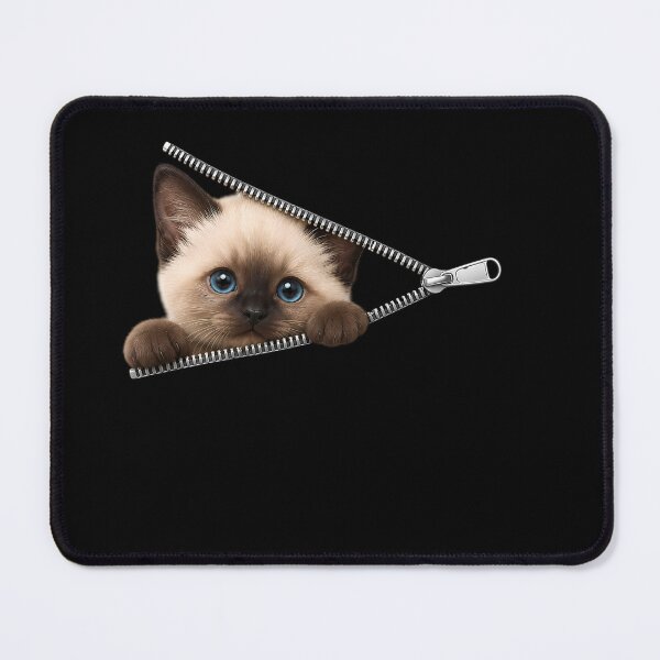 Item preview, Cute Kitten Peeking Zipper Cat Face designed and sold by M555888.