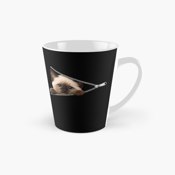 Item preview, Cute Kitten Peeking Zipper Cat Face designed and sold by M555888.
