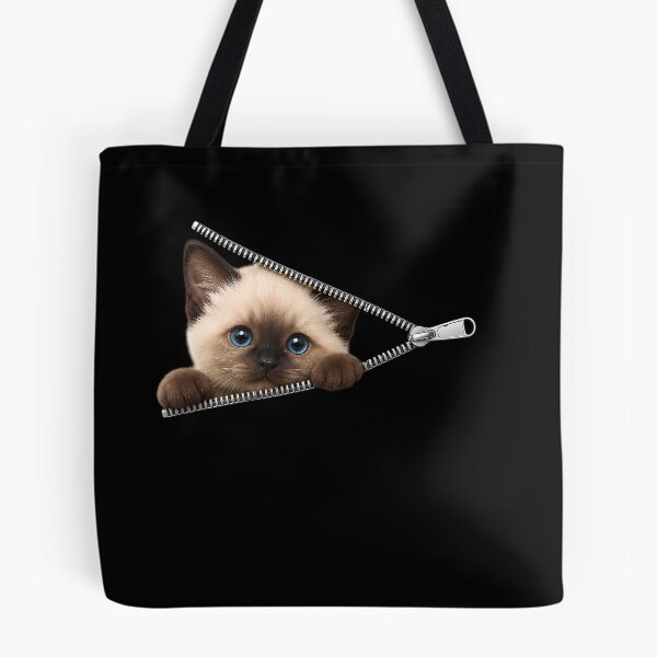 Item preview, Cute Kitten Peeking Zipper Cat Face designed and sold by M555888.
