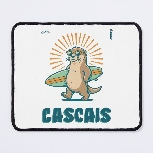 Item preview, Retro Surf Otter Lisboa Cascais designed and sold by NullSpacePrints.
