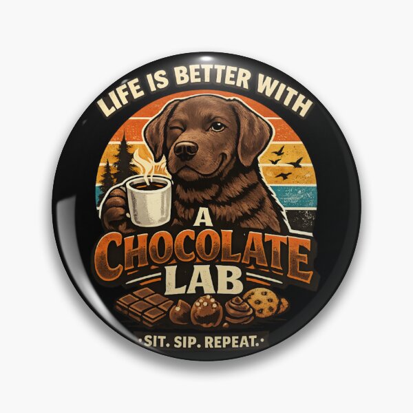 Item preview, Chocolate Labrador - Chocolate Lover Funny Dog Coffee designed and sold by SidTastic .