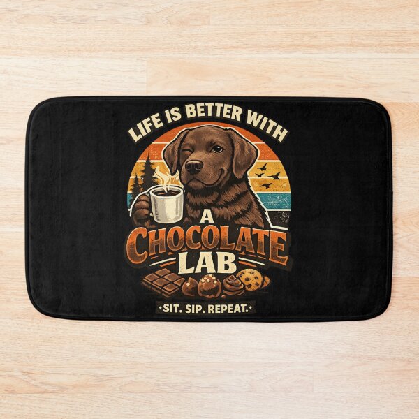 Item preview, Chocolate Labrador - Chocolate Lover Funny Dog Coffee designed and sold by SidTastic .