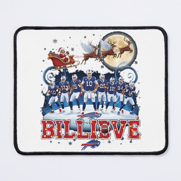 Item preview, Buffalo Bills Inspired BILLIEVE Christmas Holiday Design designed and sold by Yogesh Kapoor.