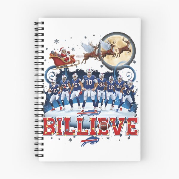 Item preview, Buffalo Bills Inspired BILLIEVE Christmas Holiday Design designed and sold by Yogesh Kapoor.