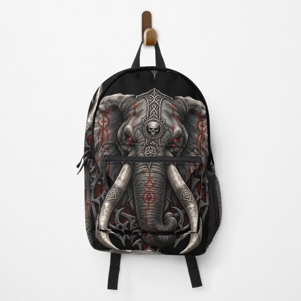 Item preview, African Elephant Gothic Art designed and sold by CursedTeaDesigns.