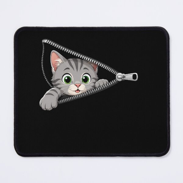 Item preview, Cute Kitten Peeking Zipper Cat Face designed and sold by M555888.