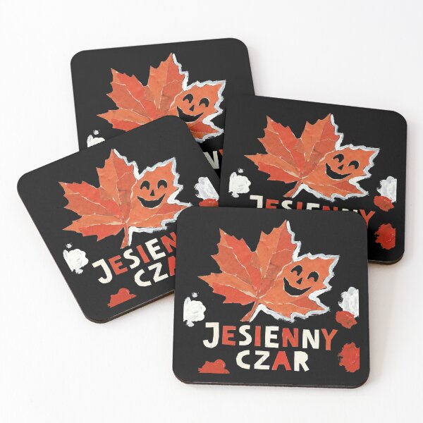 Item preview, Jesienny Czar Polish Autumn Charm Smiling Maple Leaf Papercut Halloween Shirt designed and sold by TeNovaStudio ⭐⭐⭐⭐⭐.
