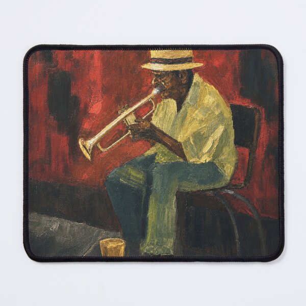 Item preview, Trumpet Player • Jazz Music Art • Bold Brass Musician Illustration designed and sold by An Old Mans Art.