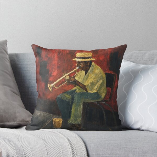 Item preview, Trumpet Player • Jazz Music Art • Bold Brass Musician Illustration designed and sold by An Old Mans Art.