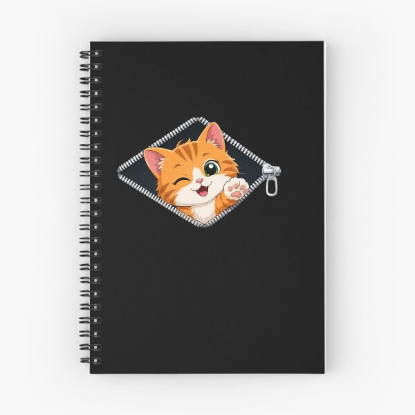 Item preview, Cute Kitten Peeking Zipper Cat Face designed and sold by M555888.