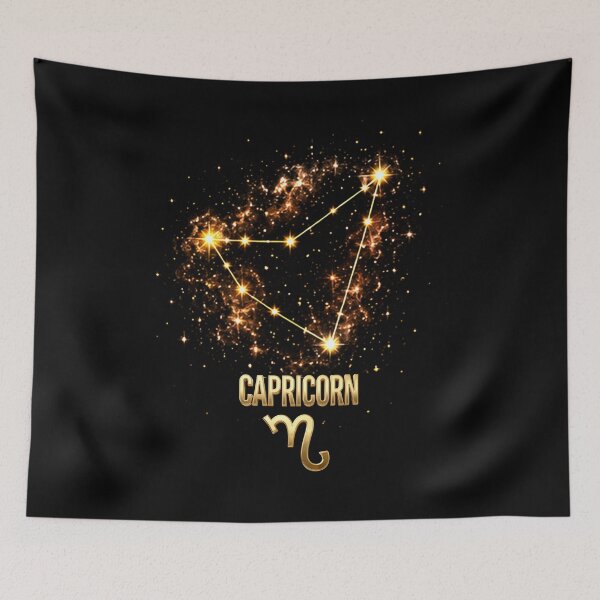Item preview, Capricorn Constellation Zodiac – Golden Star Astrology designed and sold by Classic Chaos Creations.