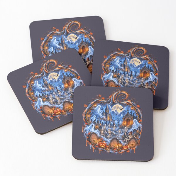 Item preview, Ghostly Pumpkin Graveyard – Spooky Halloween Graphic designed and sold by GEM STYLE.