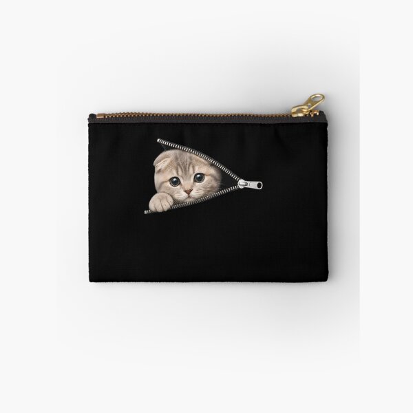 Item preview, Cute Kitten Peeking Zipper Cat Face designed and sold by M555888.