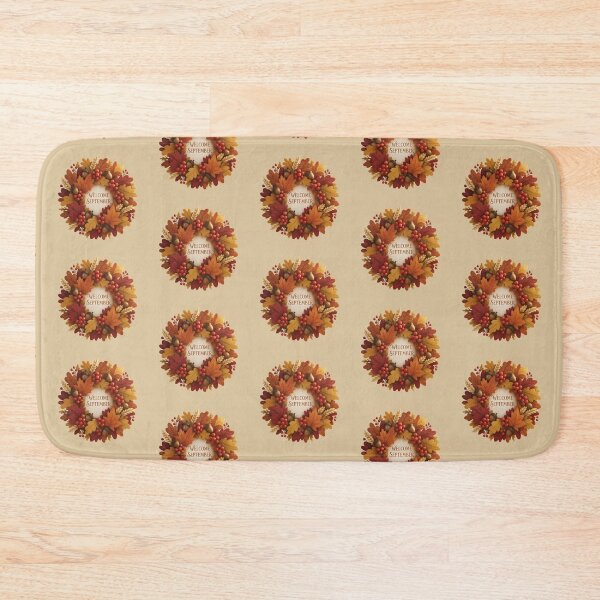 Item preview, Welcome September Autumn Wreath Minimalist Cozy Fall Aesthetic Classic Design designed and sold by ORIGINS LINES.