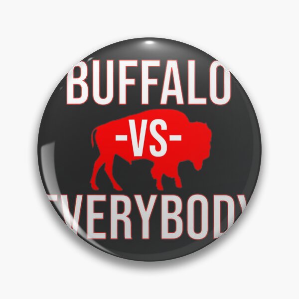 Item preview, Buffalo vs Everybody Bold Graphic Design for Animal and Sports Enthusiasts designed and sold by Yogesh Kapoor.