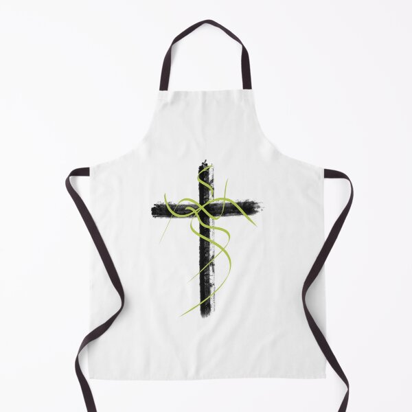 Item preview, Grunge Brushstroke Cross Fluid Olive Ribbon Abstract Edgy Symbol designed and sold by Akanyoni Studio .