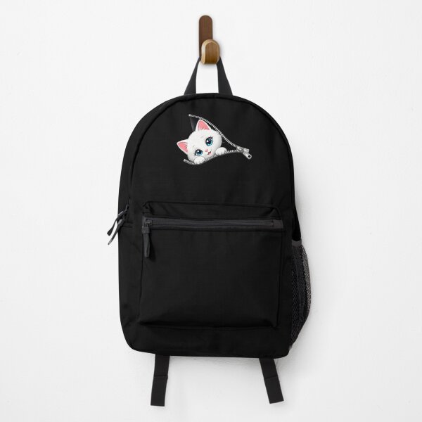 Item preview, Cute Kitten Peeking Zipper Cat Face designed and sold by M555888.