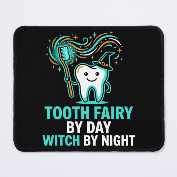 Item preview, Tooth Fairy By Day Witch By Night Dental Hygienist Halloween Molar Shirt designed and sold by TeNovaStudio.