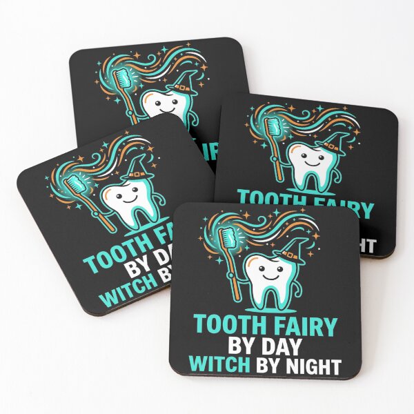 Item preview, Tooth Fairy By Day Witch By Night Dental Hygienist Halloween Molar Shirt designed and sold by TeNovaStudio ⭐⭐⭐⭐⭐.
