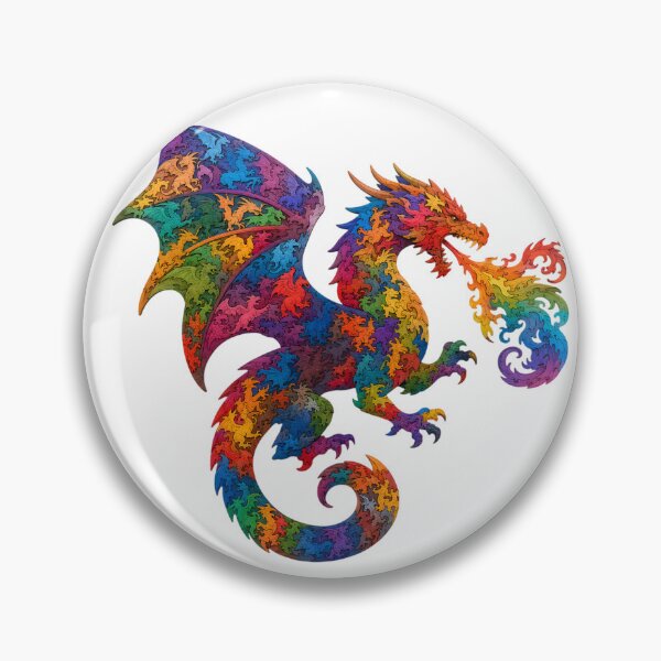 Item preview, Interlocking Wooden Dragon Jigsaw Puzzle Mythical Art Silhouette designed and sold by VisualVerseLab.