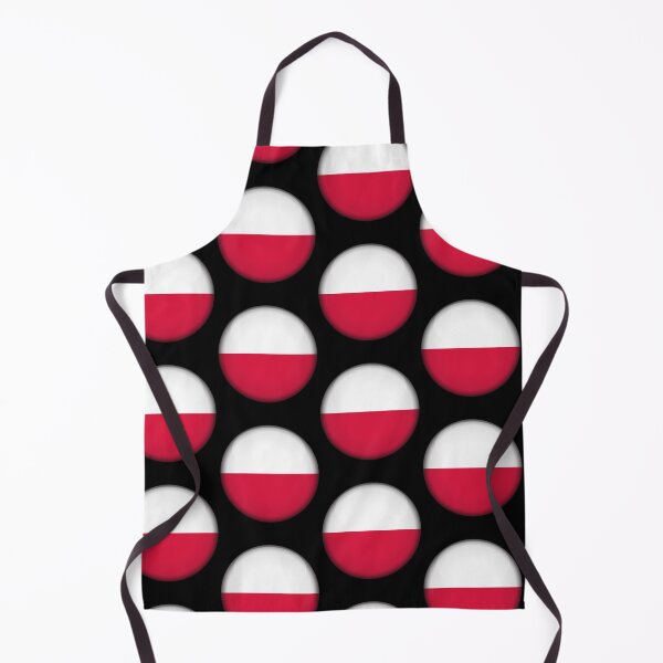 Item preview, Polish 3D Round Flag Poland Pride Design designed and sold by YAZ.